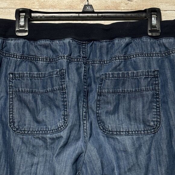 Lane Bryant Capri Jeans Size 14 High-Rise Blue Stretch Denim 18" Inseam - Picture 7 of 15